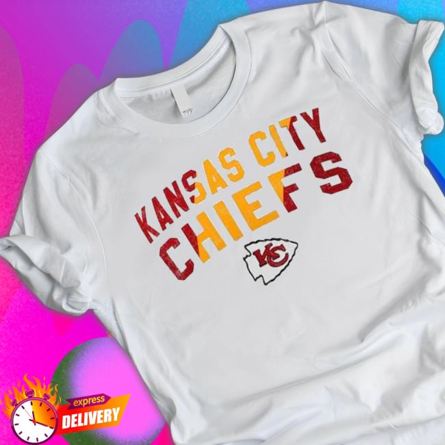 Kansas City Chiefs Msx By Michael Strahan Gray Resolution Tie-Dye Raglan Shirt