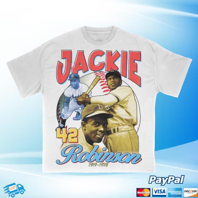 Official Do Not Disturb Clothing Store Shop Dnd By Ferris New Jackie Robinson Tee White