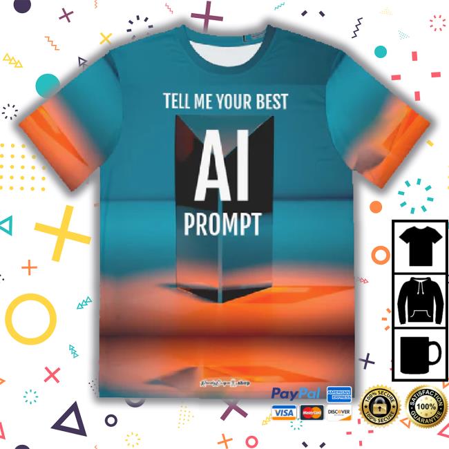 Ai Prompt T-Shirt, Men's Polyester Shirt