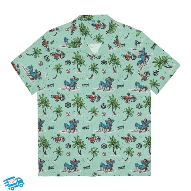 Trending Edmund's Escape Aqua Hawaiian Unisex Sweatshirt Bad Magic Productions Shop Merch Store