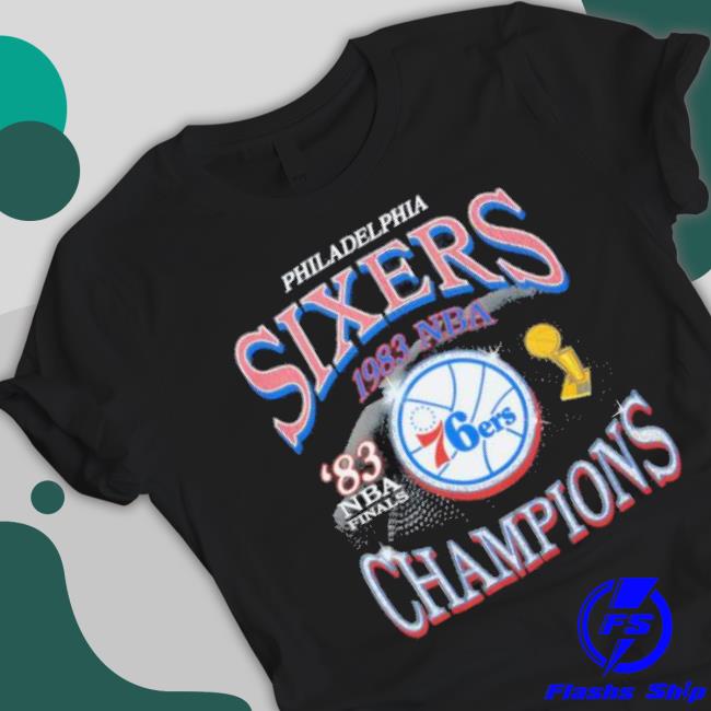 Philadelphia 76Ers Mitchell & Ness Hardwood Classics 1983 Finals Champions Era shirt