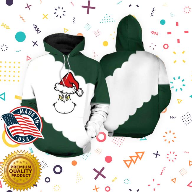 Official Grinch Santa Hat Funny Christmas Hoodies, The Grinch Sweatshirt