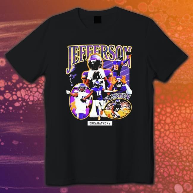 Official Justin Jefferson Dreams Dreamathon Shirts