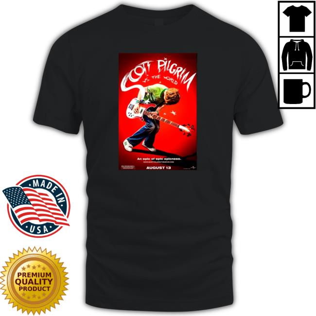 Official Scott Pilgrim Vs The World Movie Poster shirt Official Scott Pilgrim Vs The World Movie Poster shirt, hoodie, tank top, sweater and long sleeve t-shirt