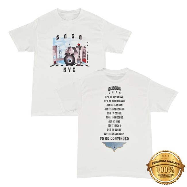 Bedouin Merch Store Nyc Saga Limited Edition T-Shirt