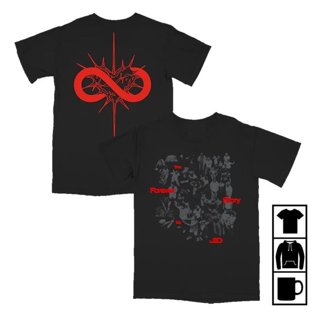 Jid Manhead Merch Shop Official The Forever Story Red Cover Tour Classic Shirt