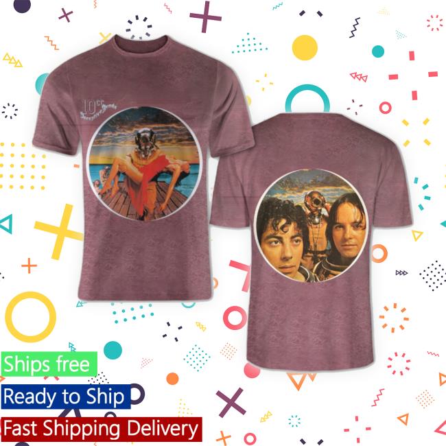 Official 10Cc Deceptive Bends Album Cover T-Shirt