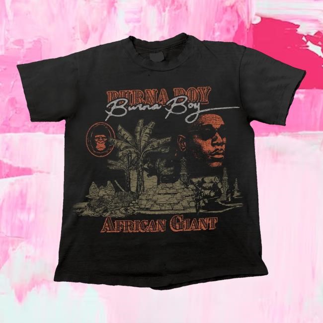 Burna Boy Merch Store African Giant Anniversary Tee