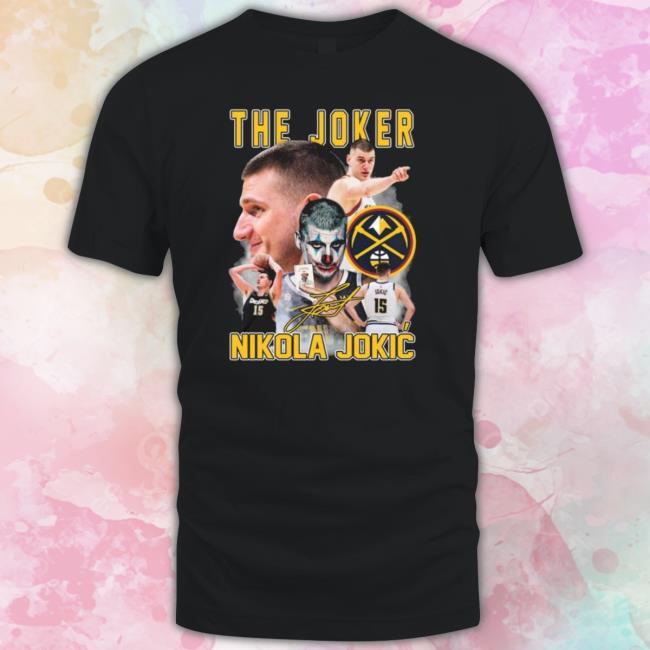 Denver Nuggets Nikola Jokic The Joker Signature Hoodie