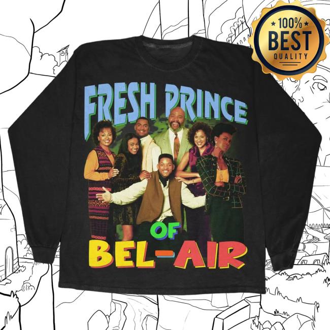 Official Do Not Disturb Clothing Store Shop Dnd By Ferris Fresh Prince Of Bel-Air Long Sleeve Shirt 2023 Black