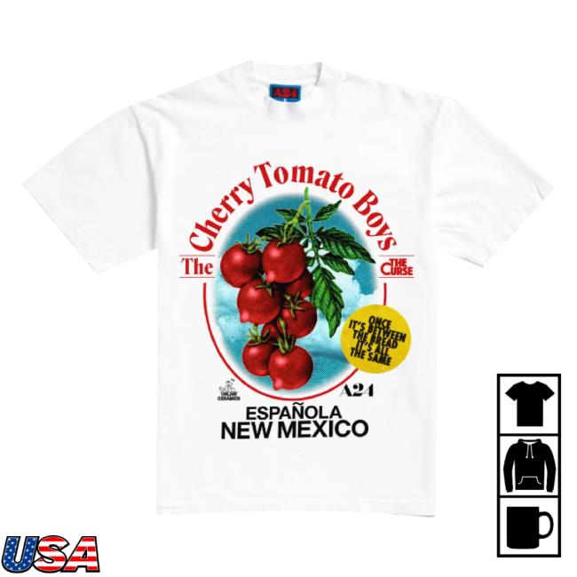 Official A24 Films Merch Store Online Ceramics X The Curse Cherry Tomato Boys Sweatshirt A24films Shop