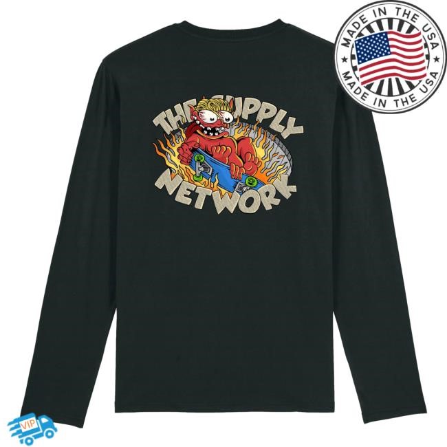 Devil Baby Black Skater Long Sleeve Shirt