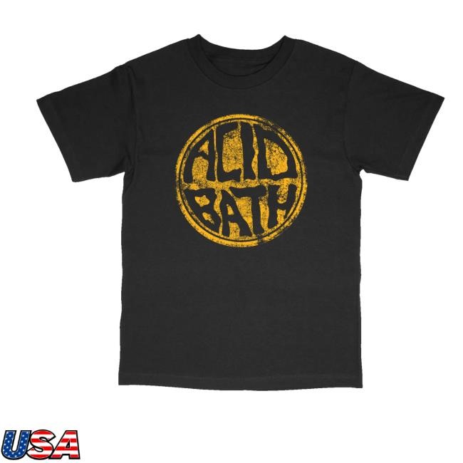 Acid Bath Official Merch Store Shop Acid Bath Worn 'N Torn Logo Hoodie Sweatshirt Acid Bath Official Merch Acid Bath Worn 'N Torn Logo Classic Shirt