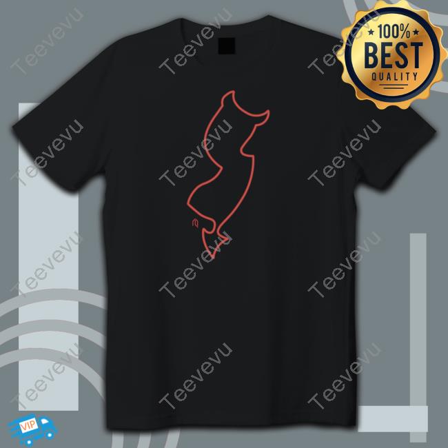 Athlete Logos Neon Jersey State Devil Tail T-Shirt