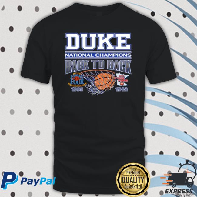 Duke Back To Back ’91-92 Shirt Duke Back To Back ’91-92 Shirt