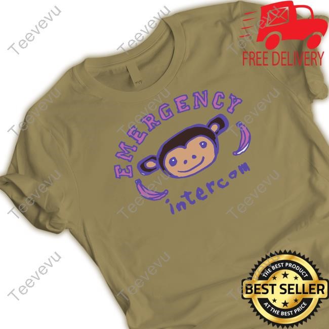 Emergency Intercom Merch Monkey Pullover Tee