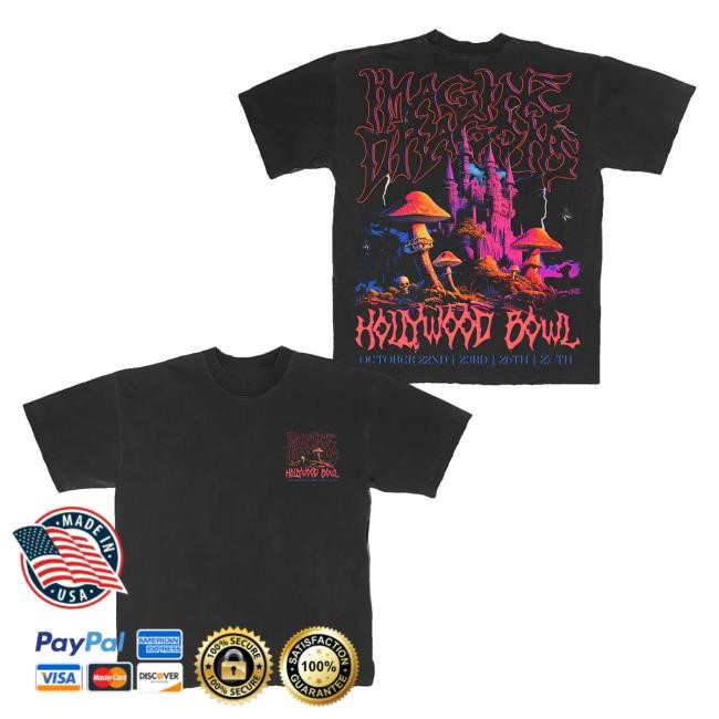 Official Imagine Dragons Merch Hollywood Bowl Commemorative Funny Shirt