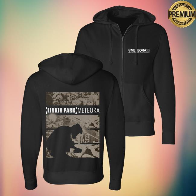Official Linkin Park Merch Store Meteora Drip Collage Black L/S T Shirt LinkinPark Apparel Clothing Shop
