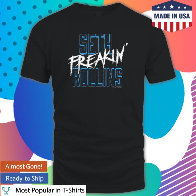 Seth Freakin Rollins Blue Text Sweaters