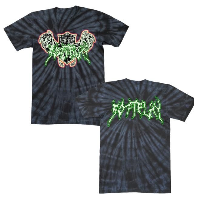 Soft Play Merch Store Shop Glow In The Dark Bat Long Sleeve Shirt