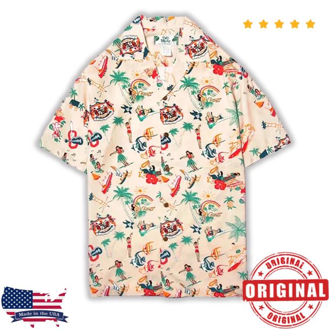 Pereffs Merch Two Palms Vintage Aloha Cream T Shirts