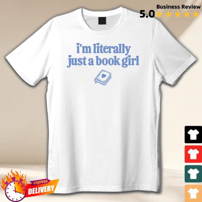 I'm Literally Just A Book Girl Hooded Sweatshirt