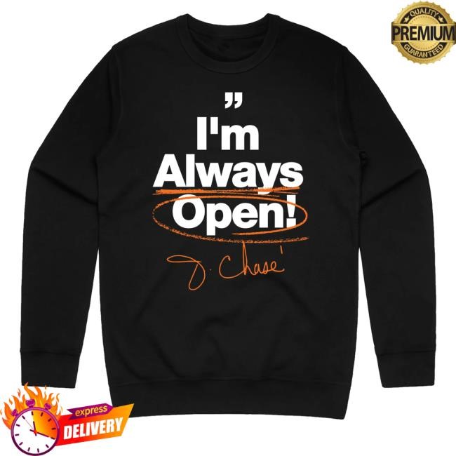 Official 7Collection Merch Store I'm Always Open T Shirt