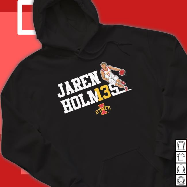 Jaren Holmes 13 Iowa State Cyclones Caricature Shirt Jaren Holmes 13 Iowa State Cyclones Caricature Shirt