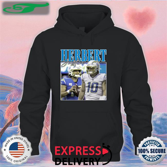 Los Angeles Chargers Justin Herbert Vintage 90S Hoodie