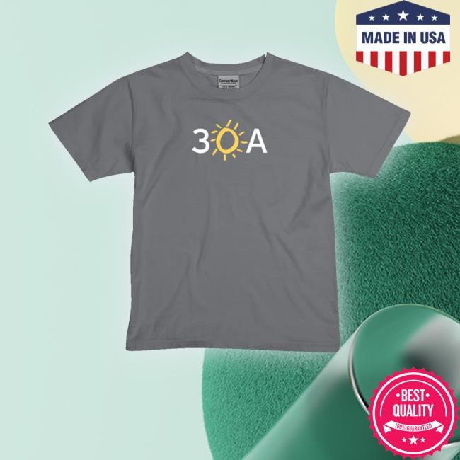 Official 30Agear 30A Logo Comfort Wash Youth Funny Shirt