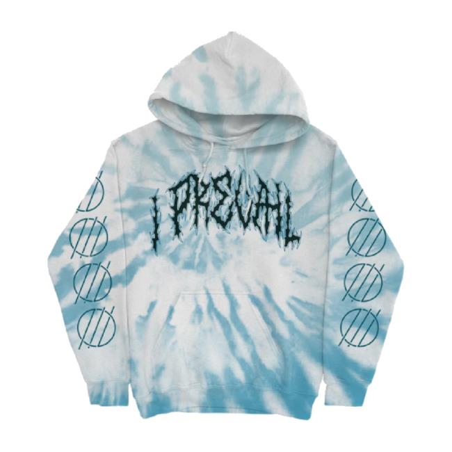 Trending I Prevail Merch Store Body Bag Shirt (White/Blue Dye) Iprevailmerch Shop
