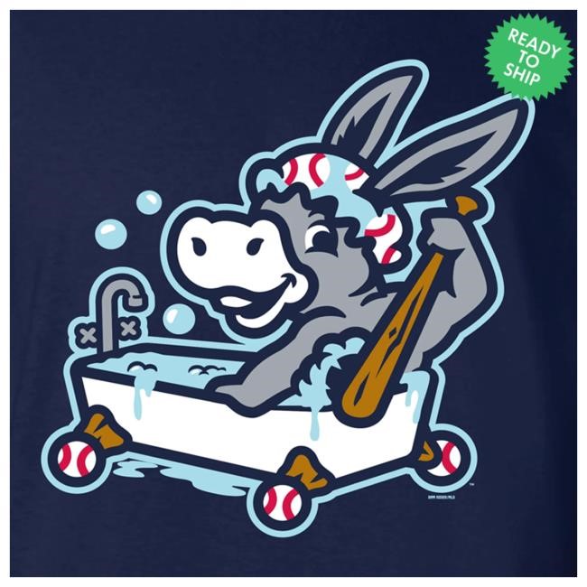 Binghamton Rumble Ponies Official Store Bathtub Donkeys Primary Sweater
