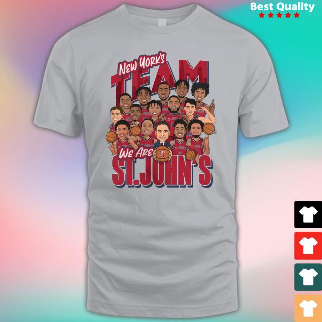New York's Team We Are St John's T Shirt