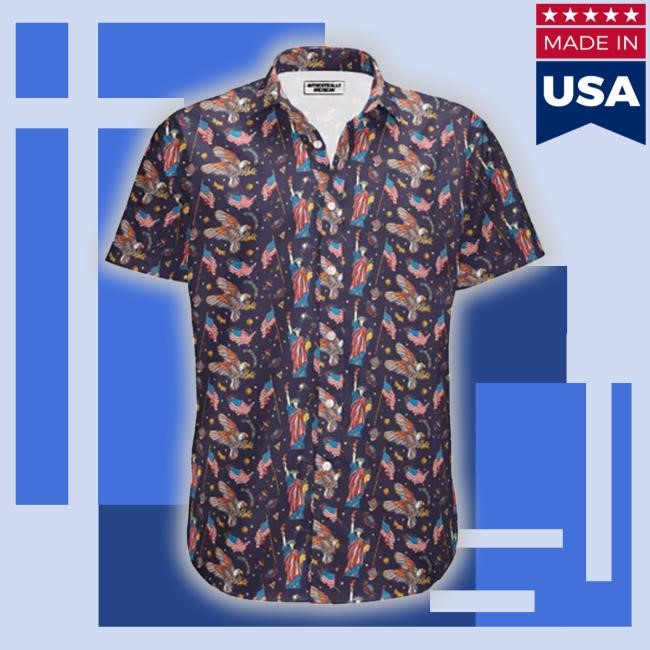 Authenticallyamerican 2024 Usa Hawaiian New Shirt