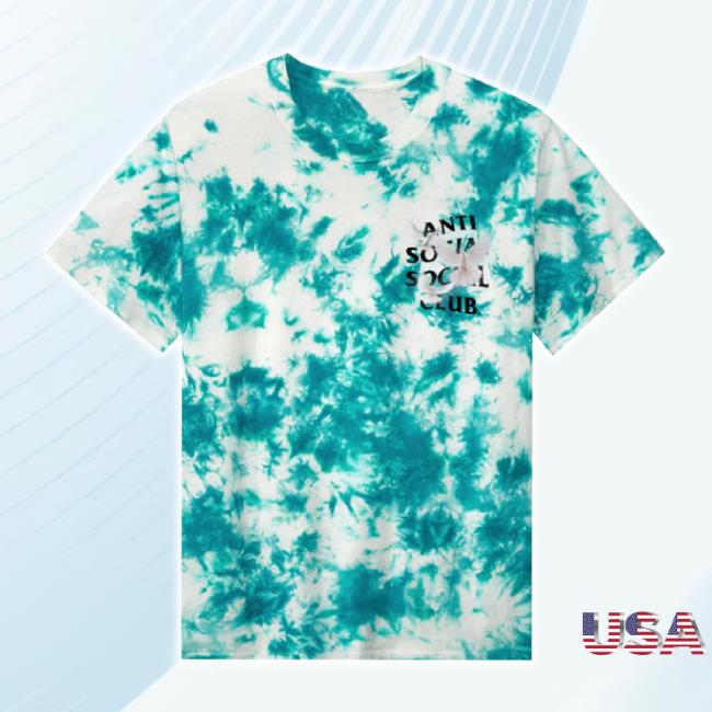 Trending Antisocialsocialclub Merch Store Appreciate Life Tie-Dye Long Sleeve Tee - Teal Antisocialsocialclub Shop