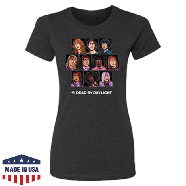 Official Dead By Daylight Merch Store Dead By Daylight Women Of Dead By Daylight Crew Top Shirt Charcoal Deadbydaylight Shop