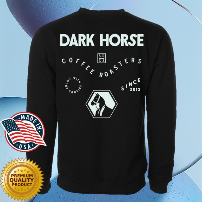 Dark Horse Coffee Roasters Merch Store Identity Crewneck Sweatshirt