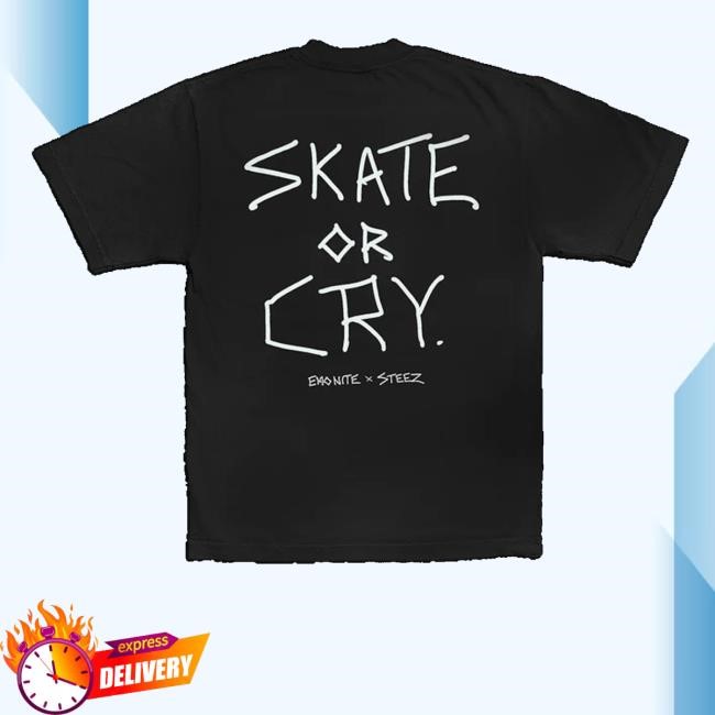 Emonite Merch Skate Or Cry Hoodie Sweatshirt