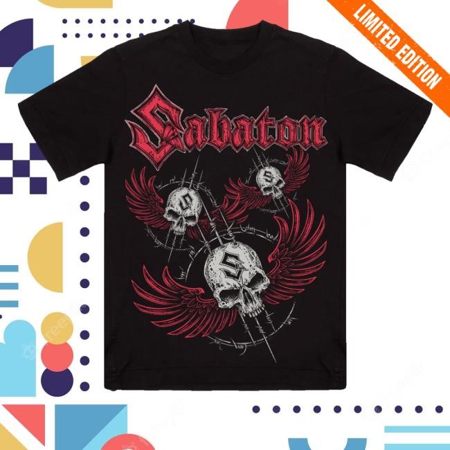 Sabaton Merch Shop Sabaton Never-Ending T Shirts