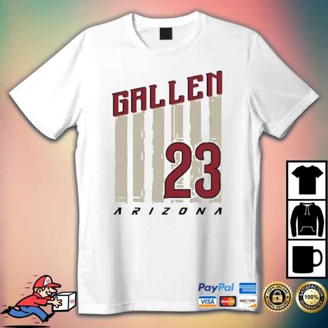 Zac Gallen 23 Arizona Tee Shirt Zac Gallen 23 Arizona Long Sleeve Shirt