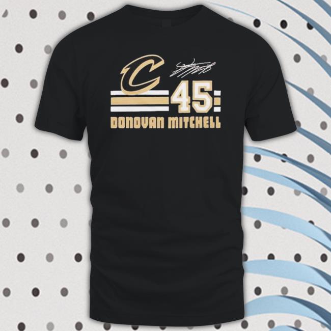Cavs Donovan Mitchell Signature Jersey shirt