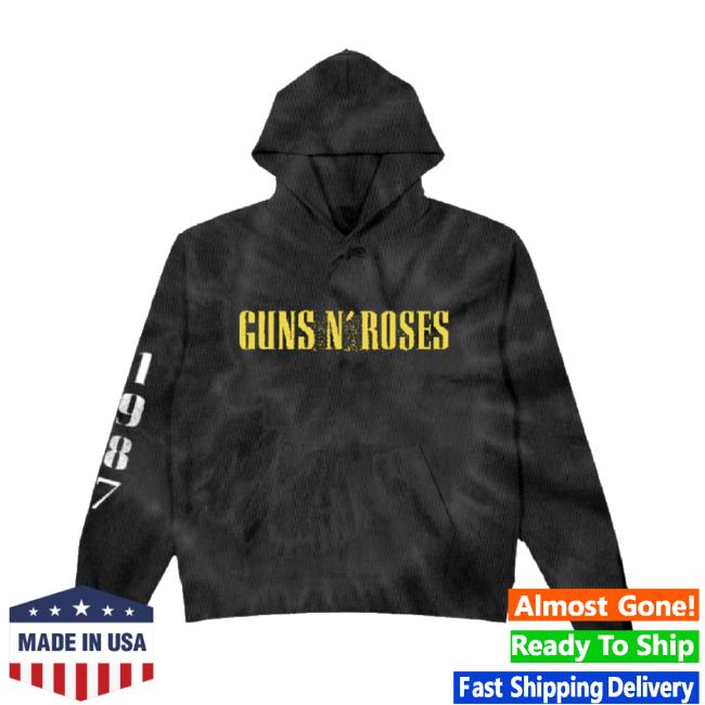 Trending Gnr Merch Store Gn'r Black Tie Dye Hoodie Gnrmerch Shop