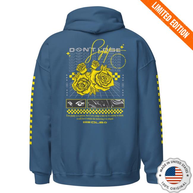 Official Itsjusta6 Merch Store Shop Itsjusta6 DLS Sparkle Sweatshirt Indigo Blue