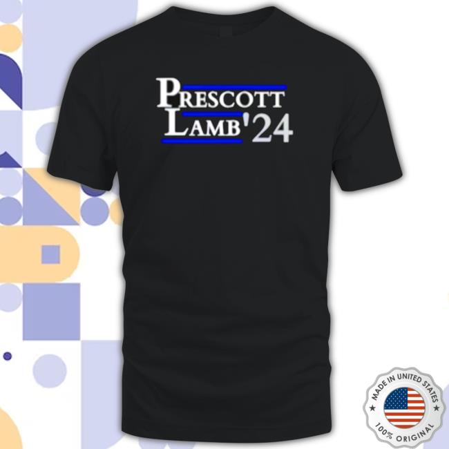 Official Prescott Lamb’24 Dallas Cowboys Tee Shirt