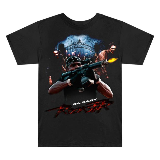 Official Dababy Clothing Merch Store Shop Da Baby Rockstar Zombie T Shirt
