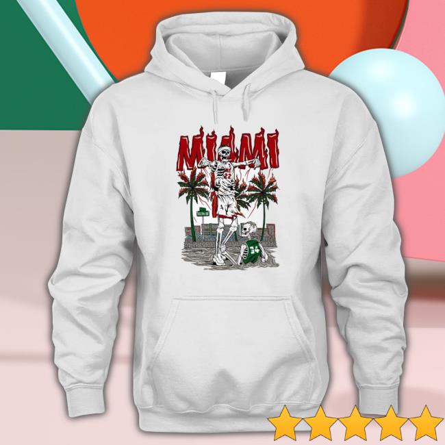 Official Skeleton Jimmy Buckets Miami T-Shirt