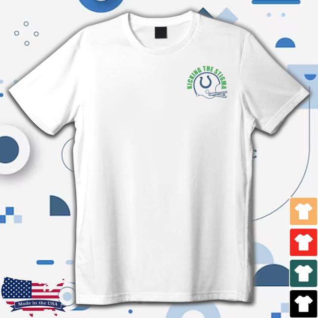 Kicking The Stigma Homefield Cream Indianapolis Colts Kicking The Stigma T Shirts