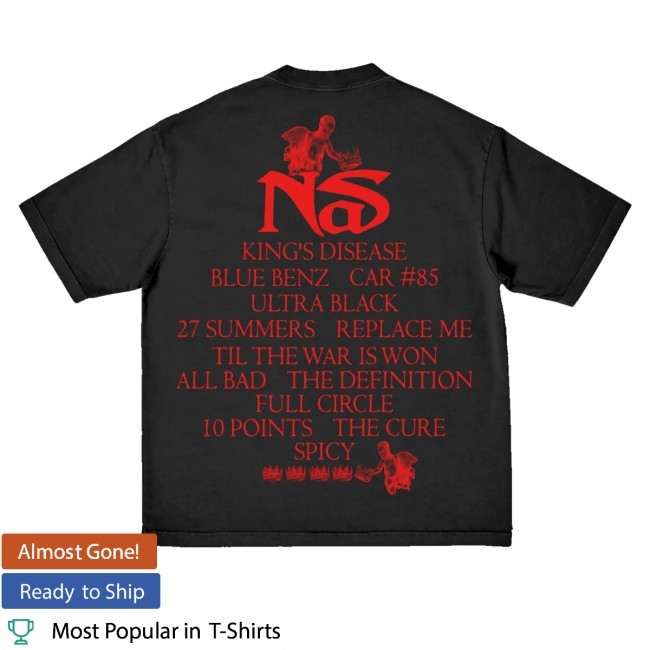 Official Nas Merch King's Disease Anniversary Hoodie