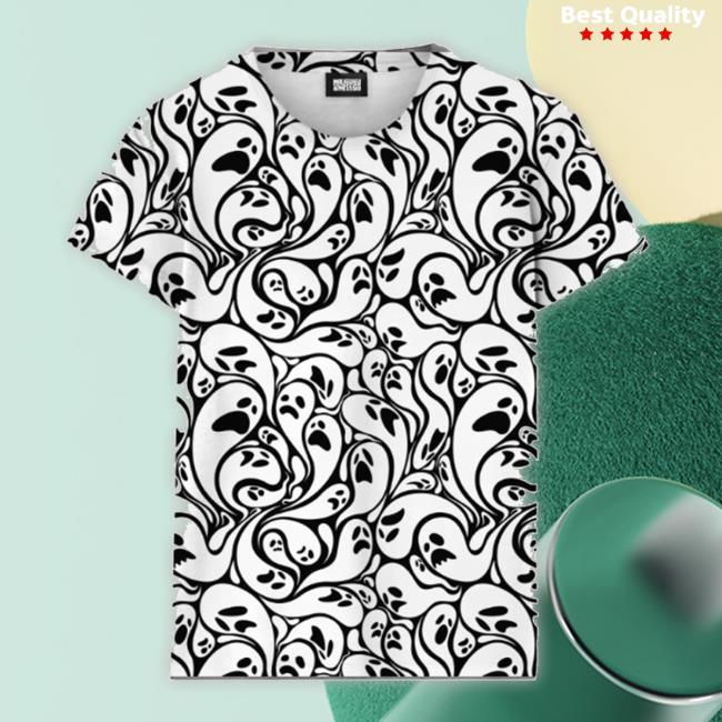 Black And White Ghost Unisex Funny