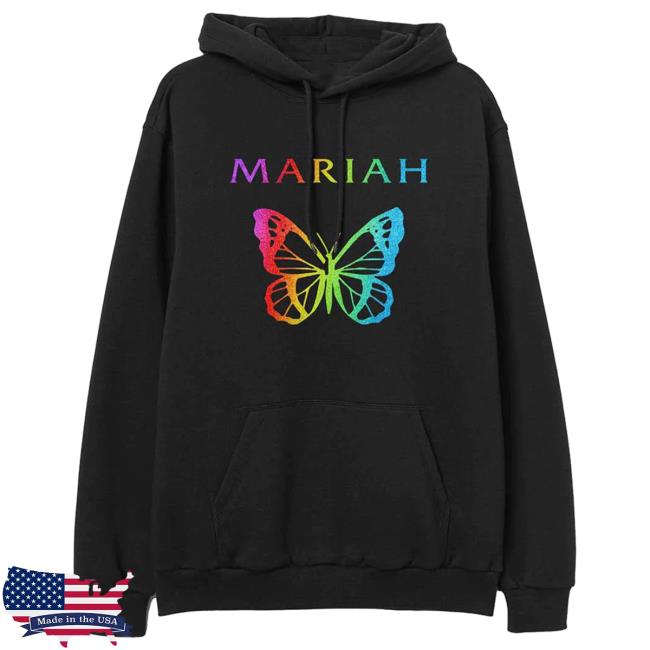 Official Mariah Carey Merch Store Shop Butterfly Crew neck Sweatshirt MariahCarey